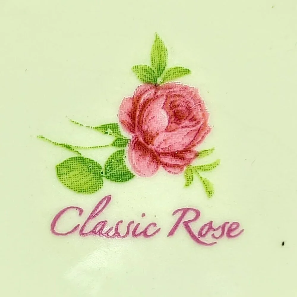 Polish Classic Rose Floral Porcelain Tea Bag Holder Spoon Rests NIB (2)